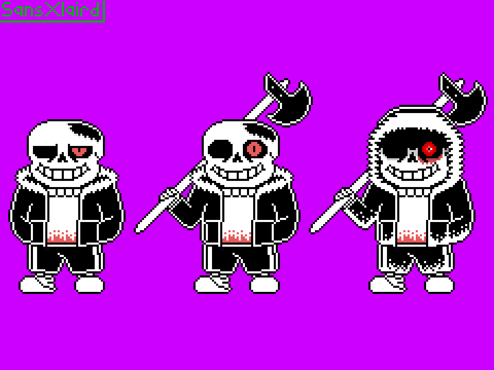 HorrorTale Sans Sprite by I-Silent-I on DeviantArt