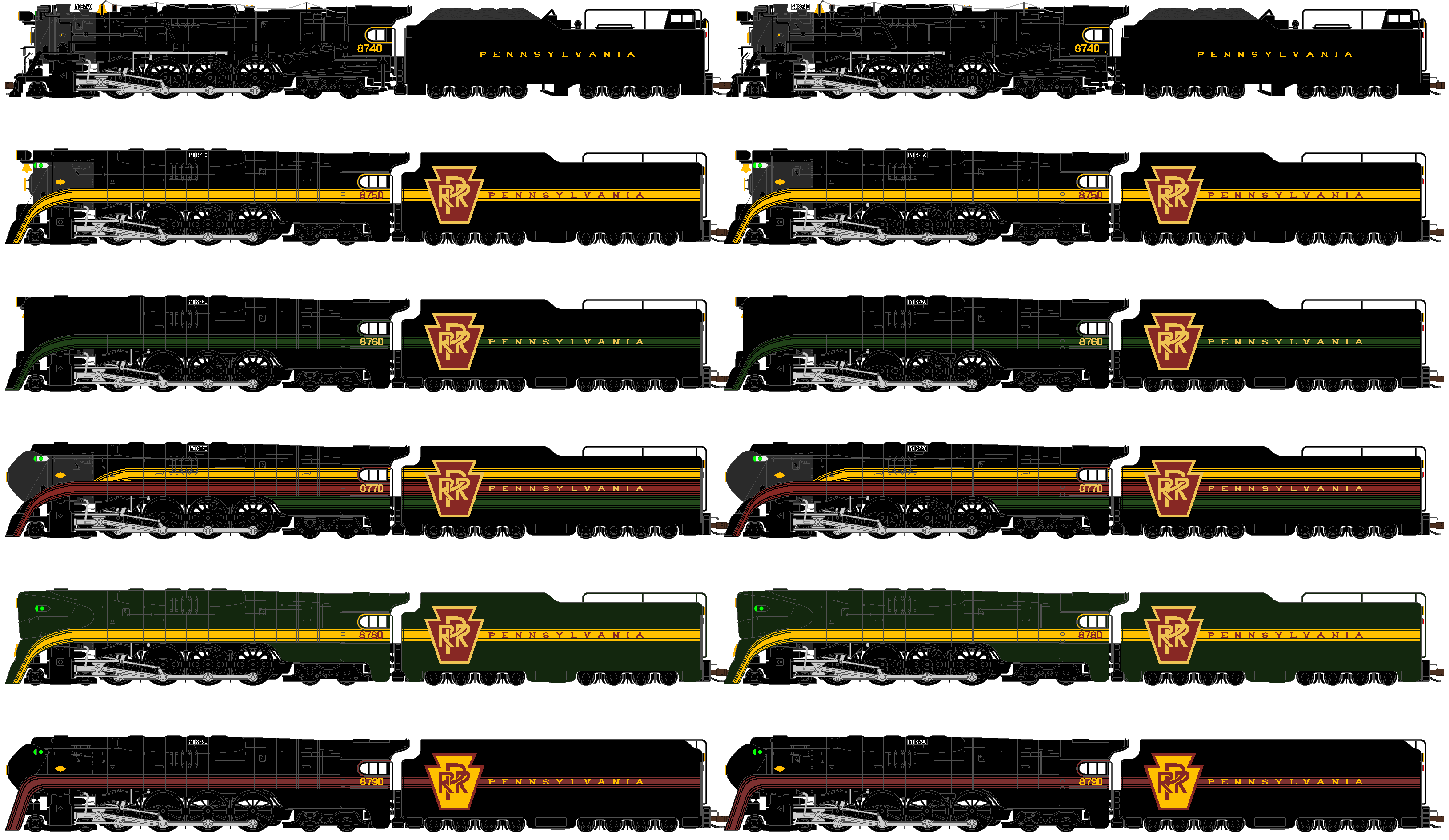 Deviantart Train Engine Pennsylvania Railroad R Class Locomotives by PAWPatrolUCS2021 on DeviantArt