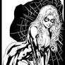 BLACK CAT pencil by Leandro inking by me