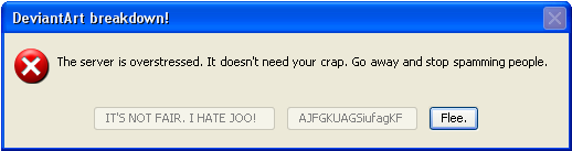 DeviantArt Error. by I-DevWatch on DeviantArt