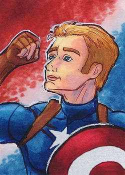 Captain America ACEO