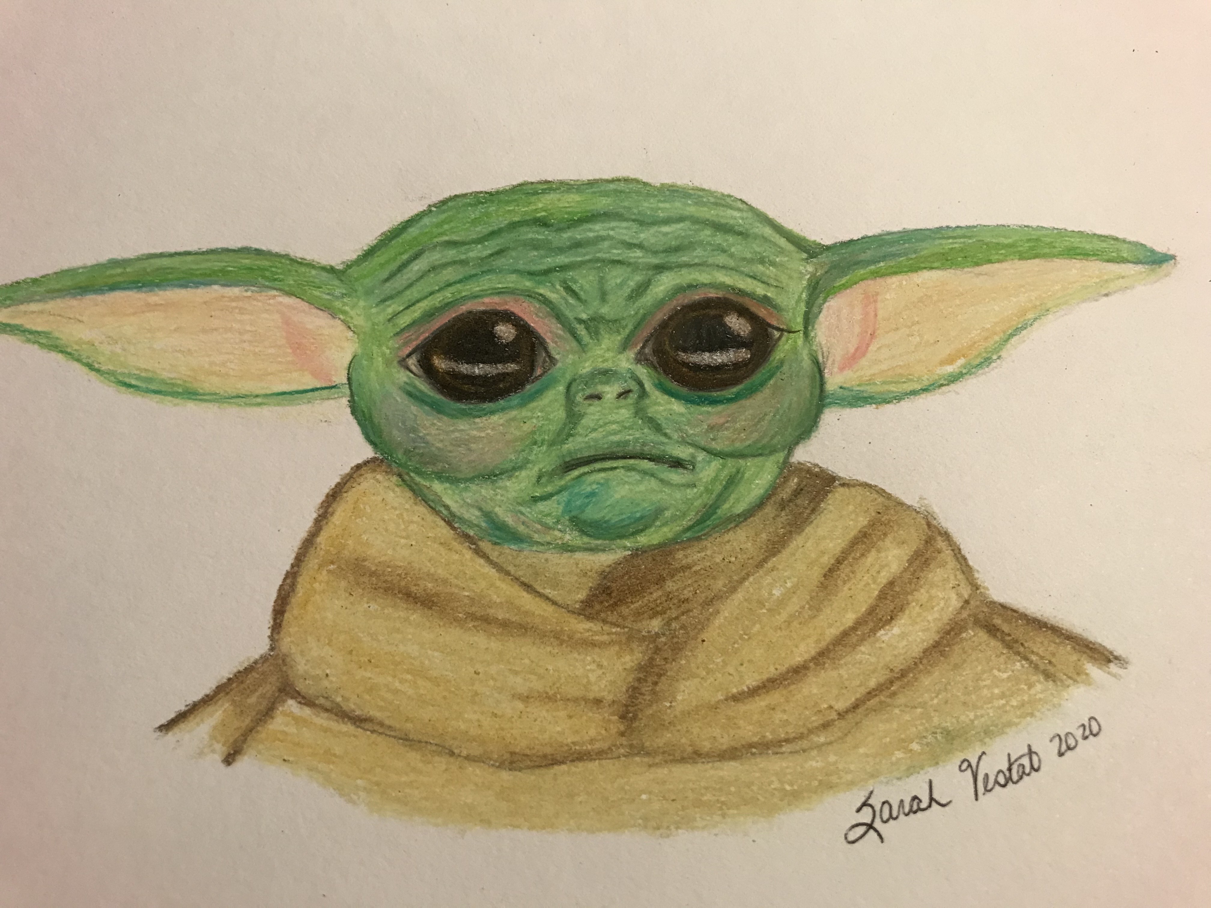 Sad Baby Yoda Colored Pencil By Sarlyn On Deviantart Sad Baby Yoda Colored Pencil By Sarlyn On Deviantart