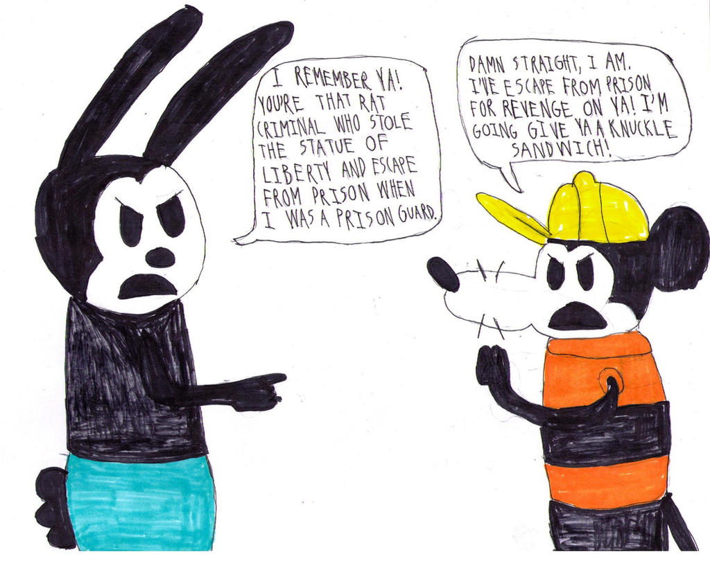 Oswald Encounters Willie the Rat