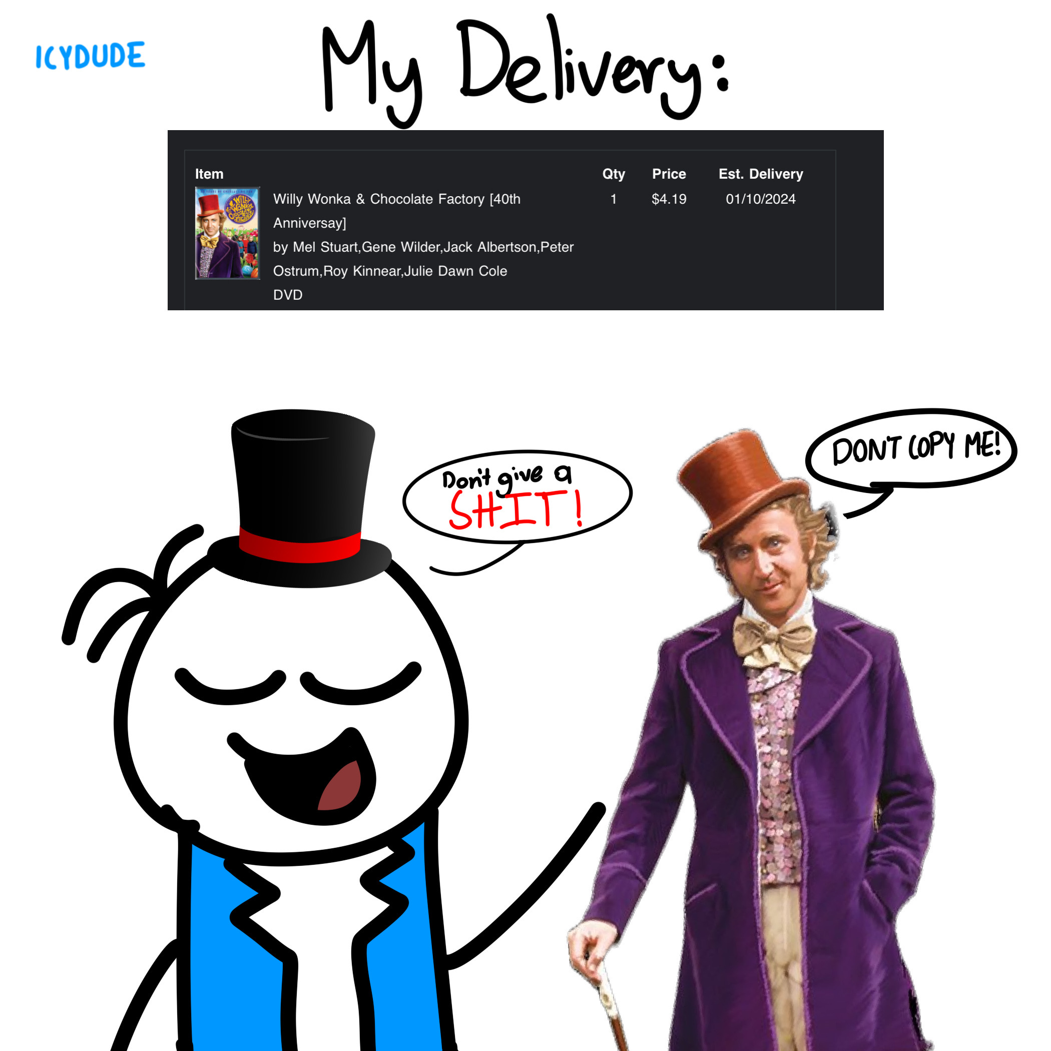 Willy Wonka acting rude now. by icydude212 on DeviantArt