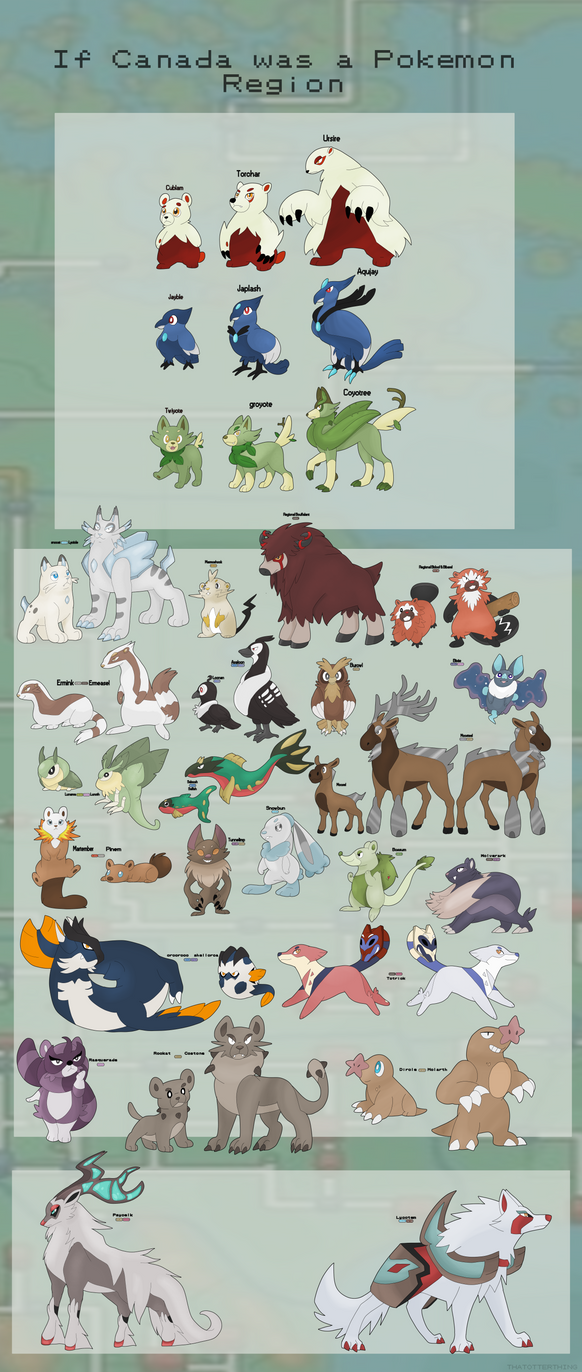 Canadian Red Pokémon Canadian Pokemon Region? by Thatotterthing on DeviantArt