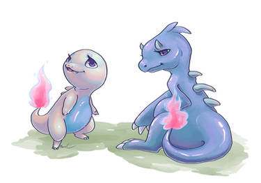 Charmander and Charmeleon Except Fairy