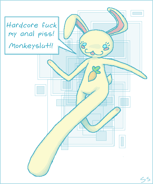 Tourette Rabbit Jogs Daily