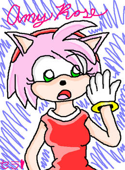 Amy Rose - Surprised