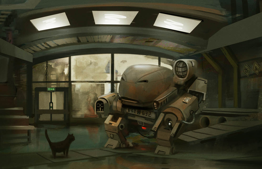 Sad Robot by Prospass