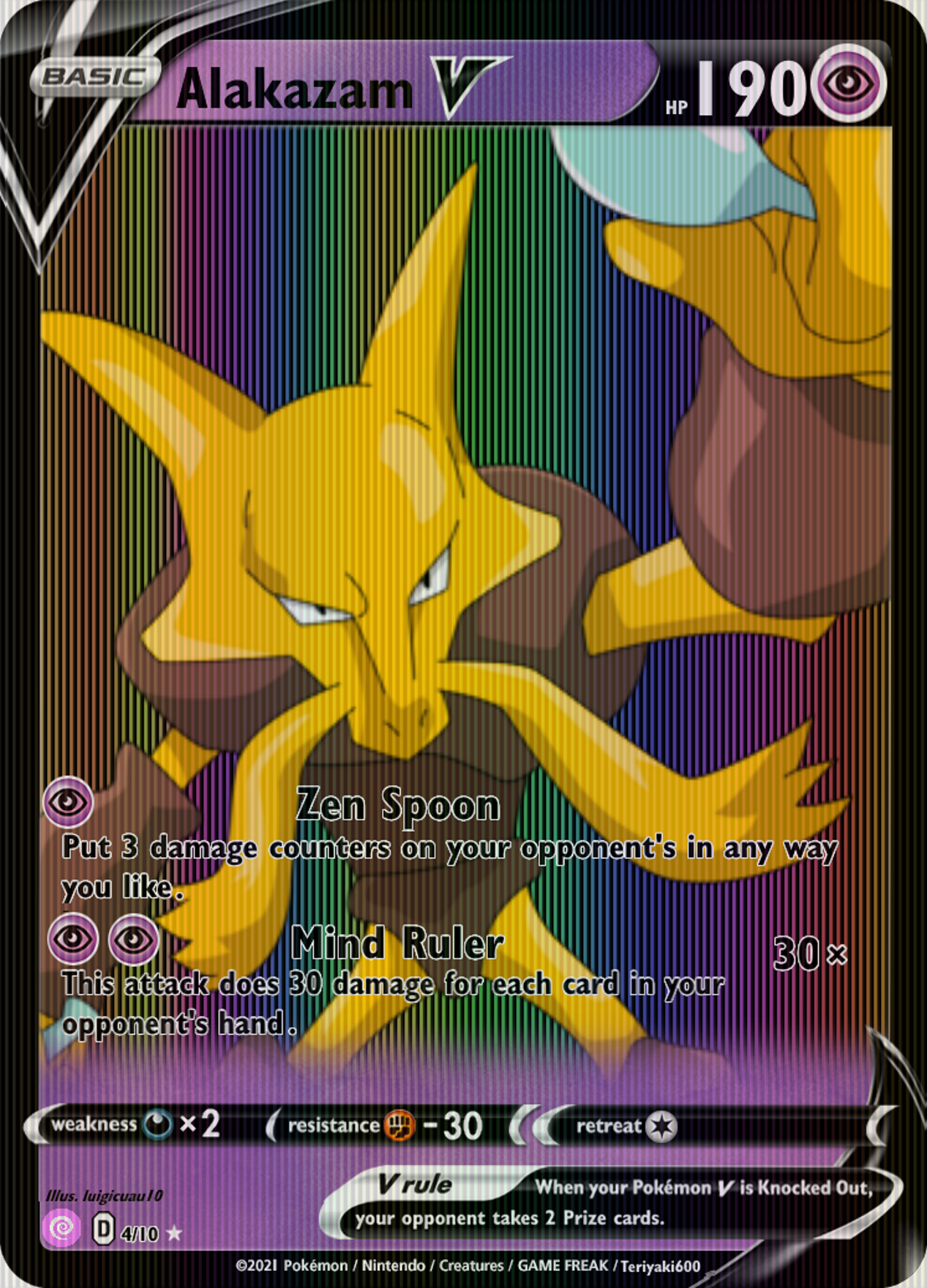 Alakazam V, Pokémon
