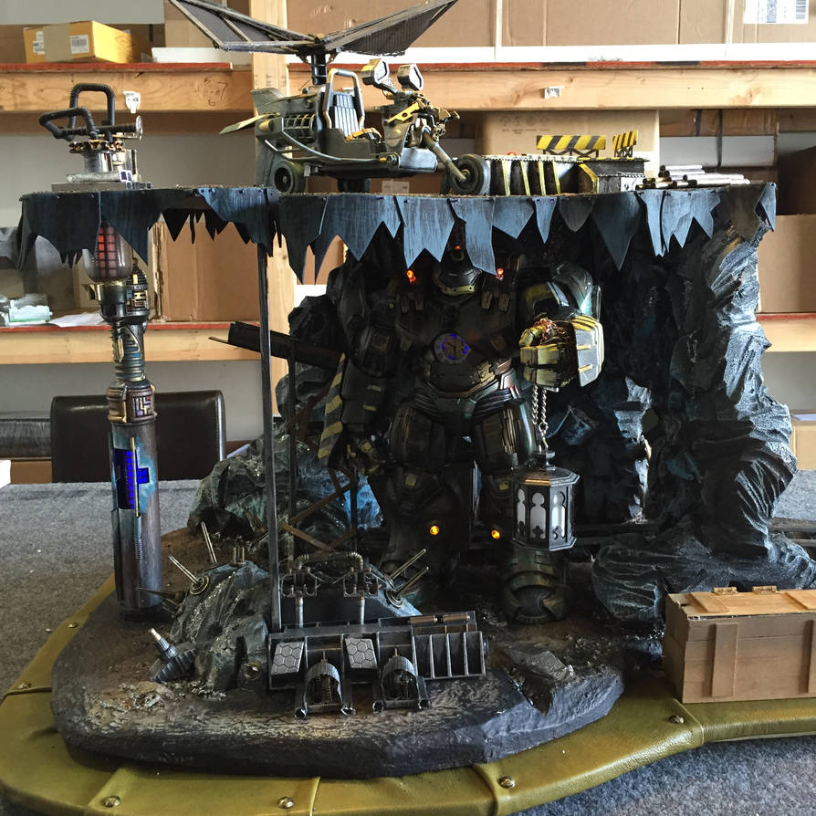 Hulkbuster Diorama Complete-1 by Phishnetstudio on DeviantArt