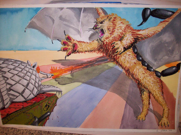 Tarkus vs the Manticore