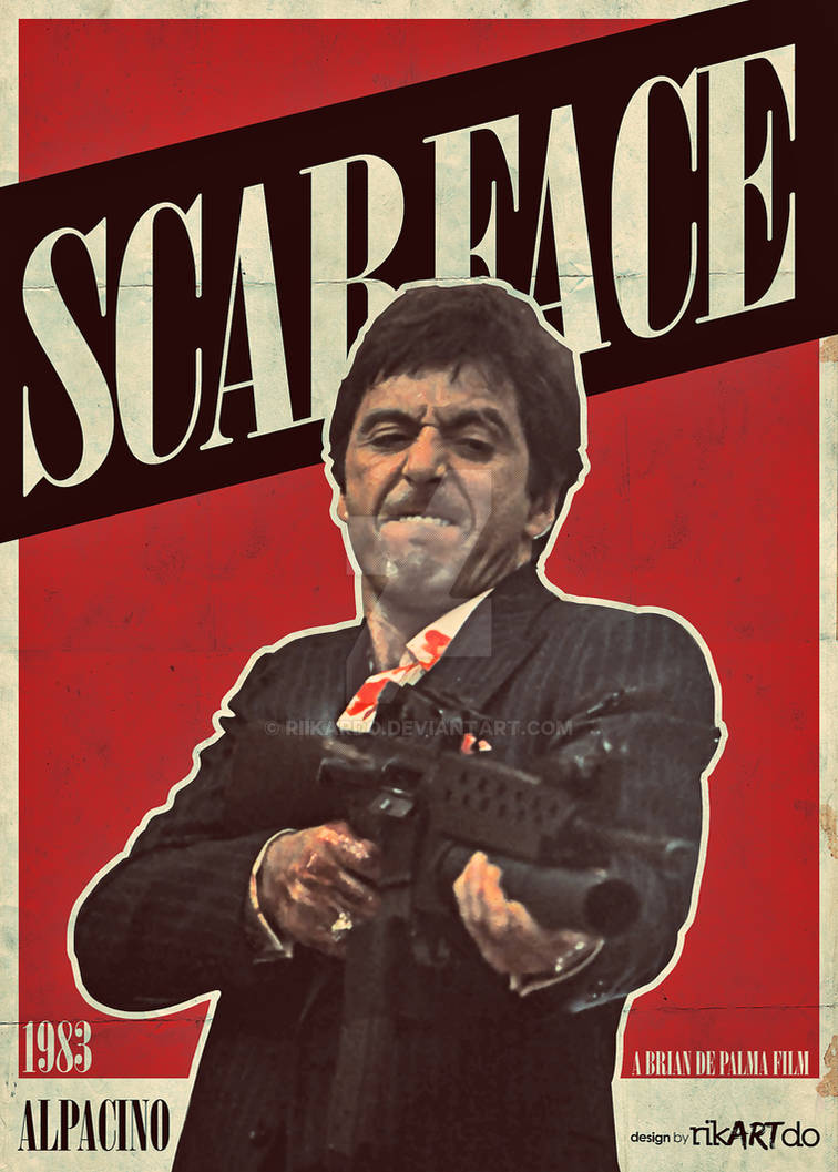 Scarface Vintage Poster by riikardo on DeviantArt