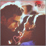 Stefan and Elena kiss icon