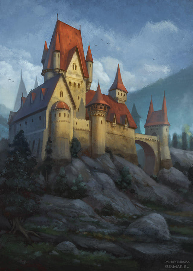 Castle (+video) by DevBurmak on DeviantArt