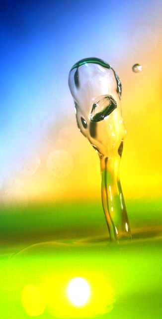 water in colours