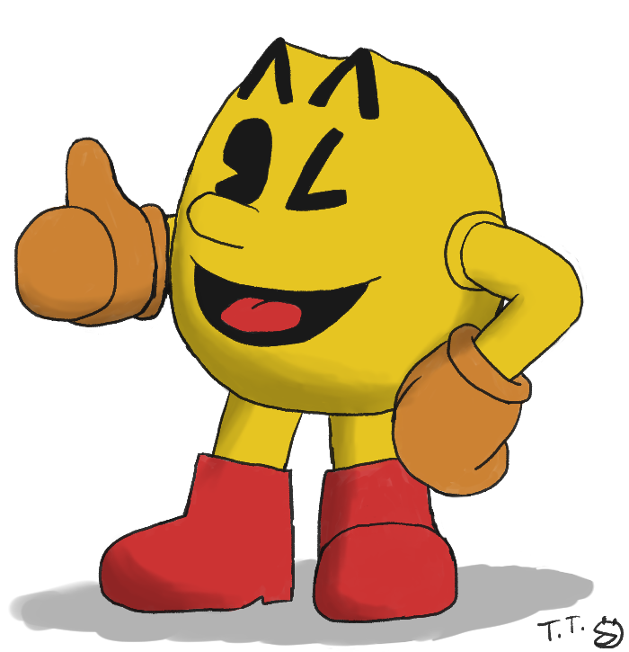 Pac-Man - Iconic Pose by HeyStrouder on DeviantArt