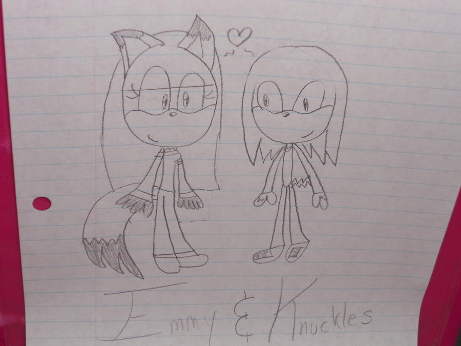 Emmy and Knuckles