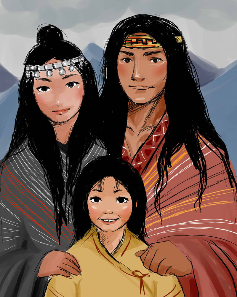 Familia mapuche/ Mapuche's family by NamistaiVanBuuren on DeviantArt