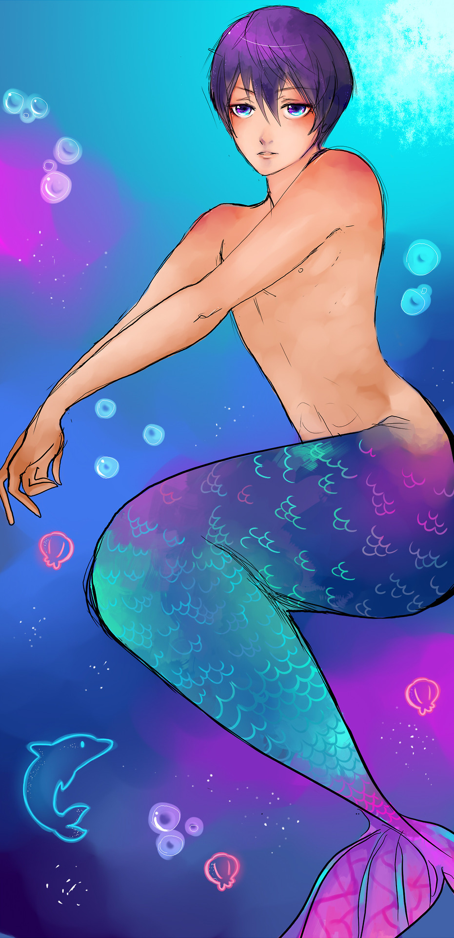 haru nanase mermaid version