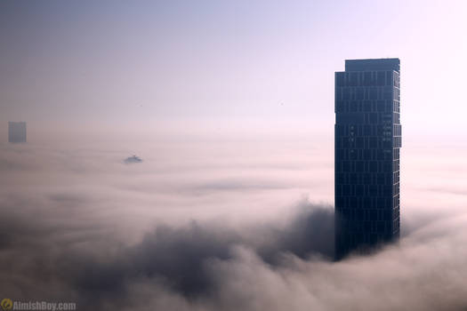 A blanket of clouds