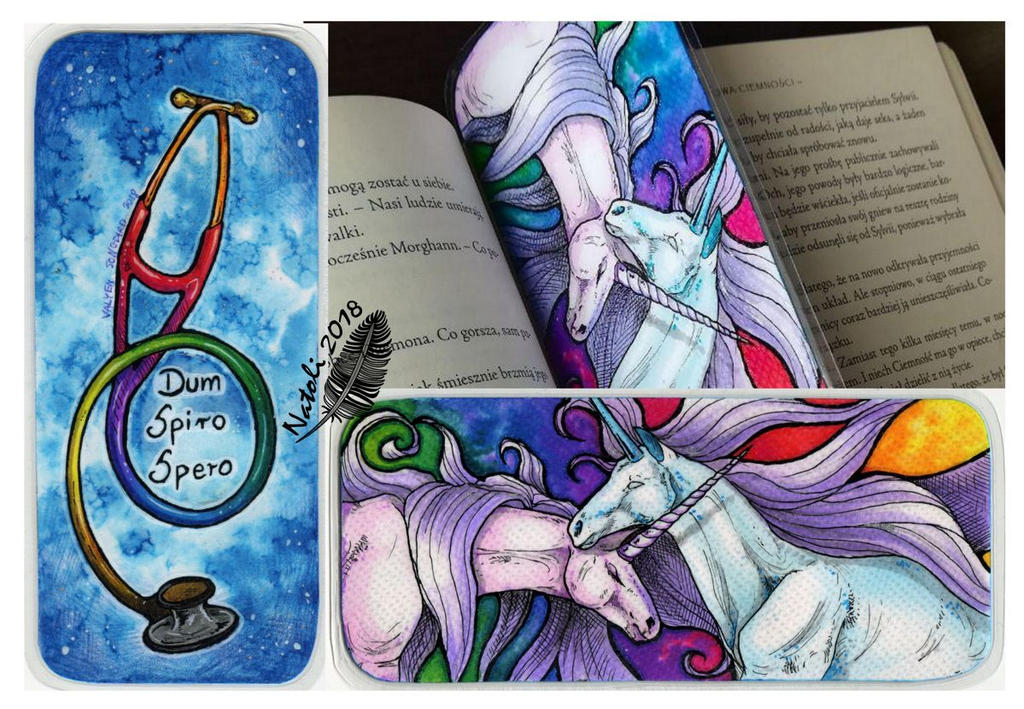 Unicorn Bookmark by Natoli