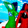 She-Hulk and Red She-Hulk