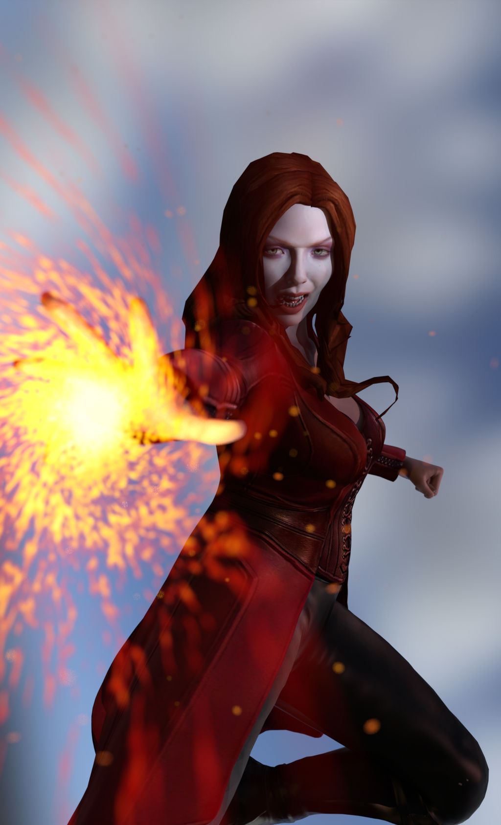 Fire Mcu Rig Scarlet Witch Fire! (MCU) by marex05 on DeviantArt