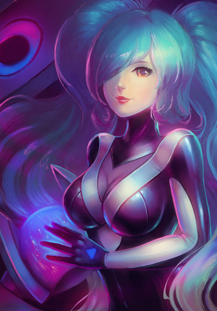 LoL - DJ Sona Ethereal Portrait by cubehero