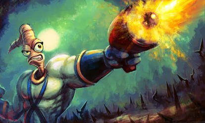 Earthworm Jim - Junkit by cubehero