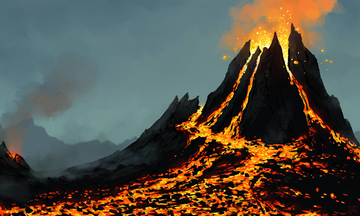 Volcano Deviantart Volcano Study by cubehero on DeviantArt