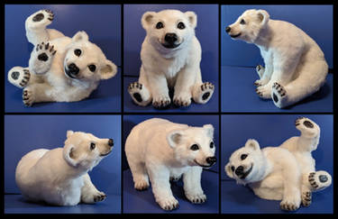 Isbjorn Polar Bear Poseable Art Doll