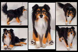 Quid Shetland Sheepdog Poseable Art Doll