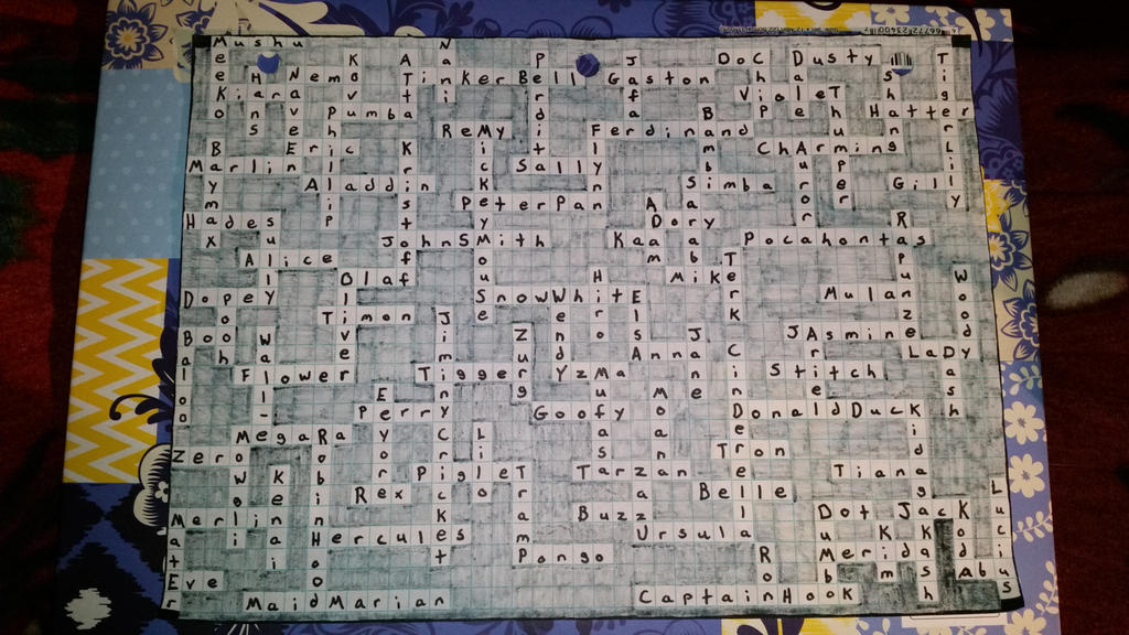 Disney Crossword Puzzle by Nixakat on DeviantArt Disney Crossword Puzzle by Nixakat on DeviantArt