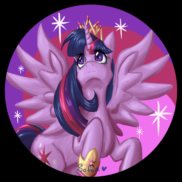 :Button: Princess Twilight Sparkle