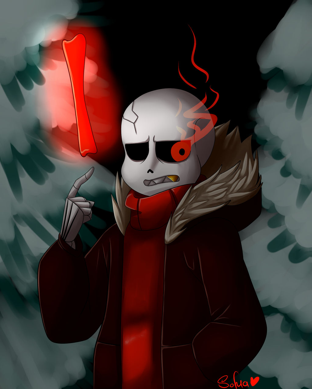 Fanart Remake Underfell Sans By Sofua On Deviantart Fanart Remake Underfell Sans By Sofua On Deviantart