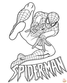 Spiderman Kleurplaten voor Kinderen - KleurplateGB