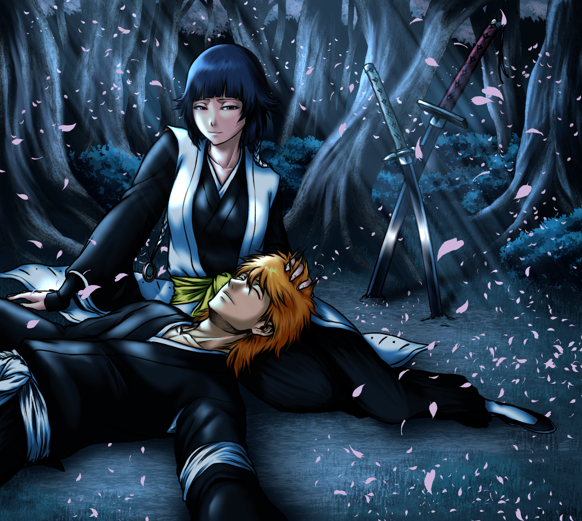 Commission Ichigo X Soi Fon By Chris Jin On DeviantArt commission-ichigo-x-soi-fon-by-chris-jin-on-deviantart