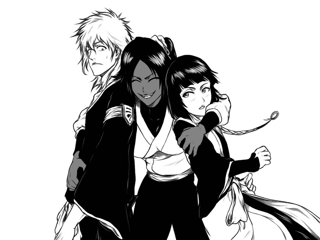Commission Yoruichi Hugs Ichigo And Soi Fon By Chris Jin On DeviantArt commission-yoruichi-hugs-ichigo-and-soi-fon-by-chris-jin-on-deviantart