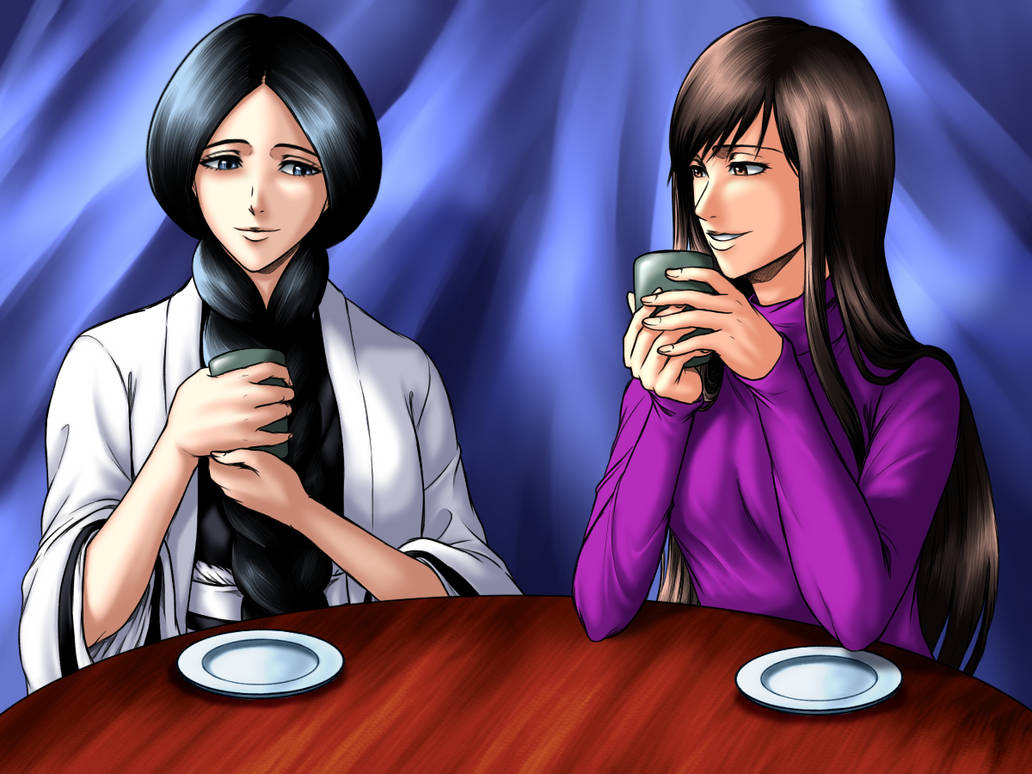 Junretsu Deviantart COMMISSION Retsu and Jun tea time by Chris-Jin on DeviantArt