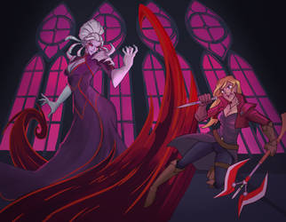 Buffy vs Salem (by LeRaphe) by MattanzaMFedora