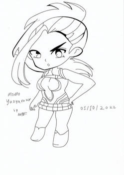 Momo Yaoyarozu (inked by Helihi)
