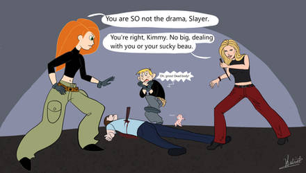 Kim Possible vs Buffy Summers Death Battle! by MattanzaMFedora