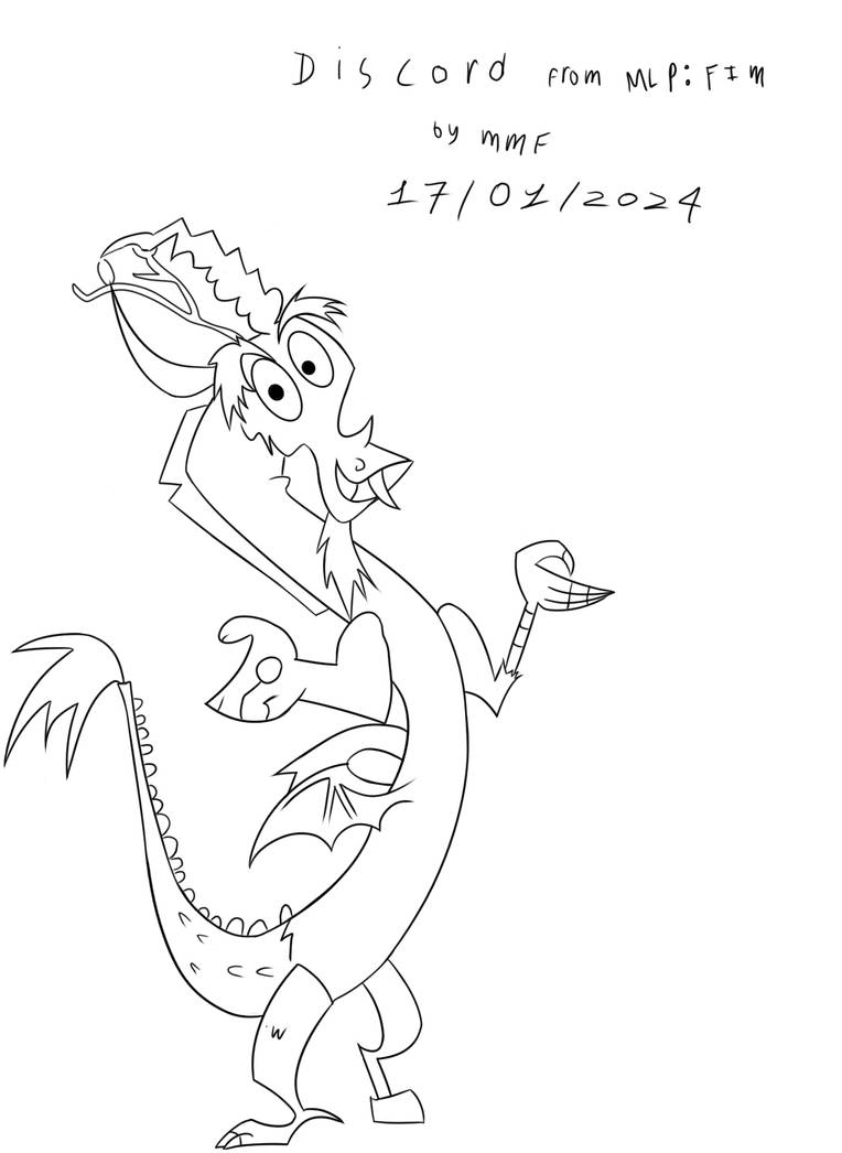 Discord Line Art by MattanzaMFedora on DeviantArt