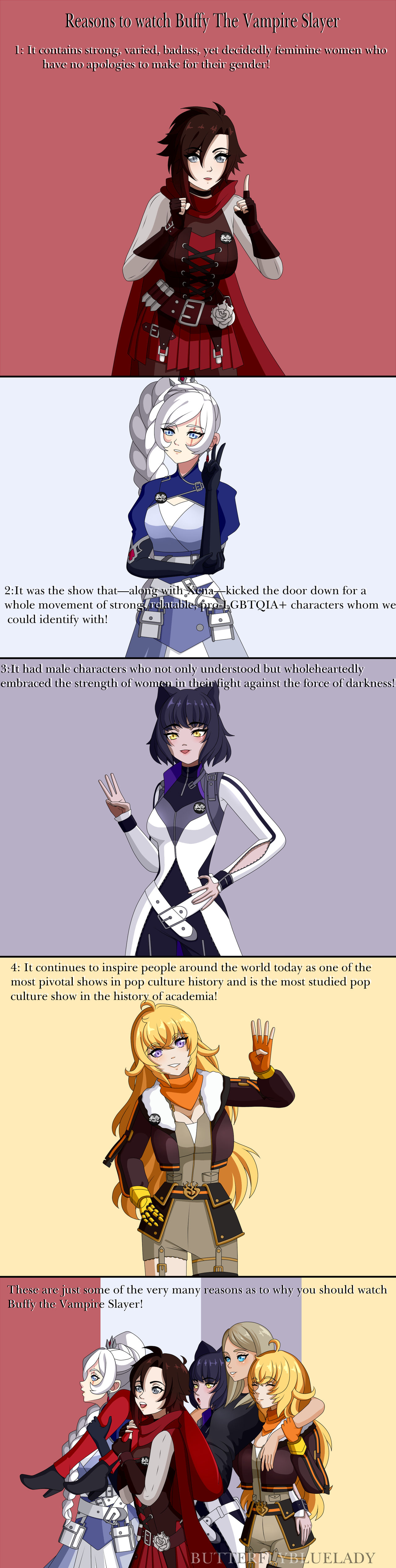 Team RWBY Say Why You Should Watch Buffy
