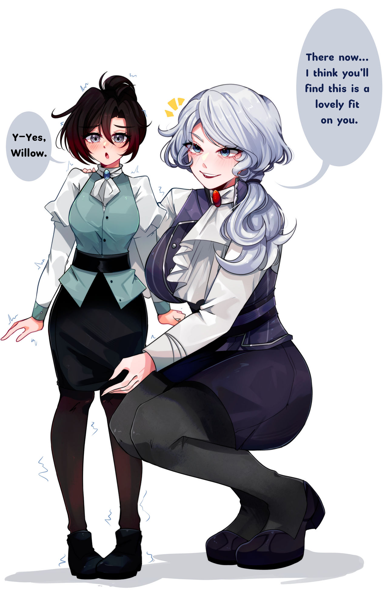 Willow Schnee redressing Ruby Rose
