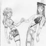 Mattanza and Lucy Heartfilia by Eve Gains-Smith