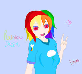 Rainbow Dash Anime