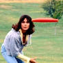 Playing Frisbee Sexy Kate Jackson Pic