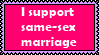 Same-sex marriage